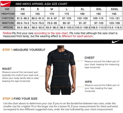 Original New Arrival NIKE M NP DF TIGHT TOP SS Men's T-shirts short sleeve Sportswear