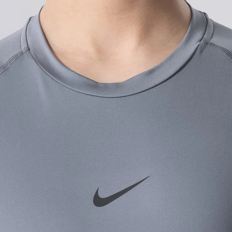 Original New Arrival NIKE M NP DF TIGHT TOP SS Men's T-shirts short sleeve Sportswear