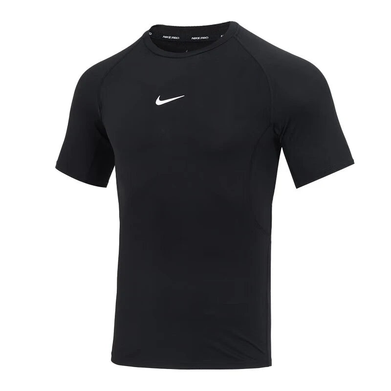 Original New Arrival NIKE M NP DF TIGHT TOP SS Men's T-shirts short sleeve Sportswear