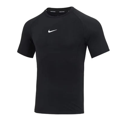 Original New Arrival NIKE M NP DF TIGHT TOP SS Men's T-shirts short sleeve Sportswear
