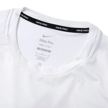 Original New Arrival NIKE M NP DF TIGHT TOP SS Men's T-shirts short sleeve Sportswear