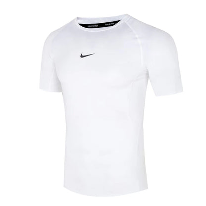 Original New Arrival NIKE M NP DF TIGHT TOP SS Men's T-shirts short sleeve Sportswear