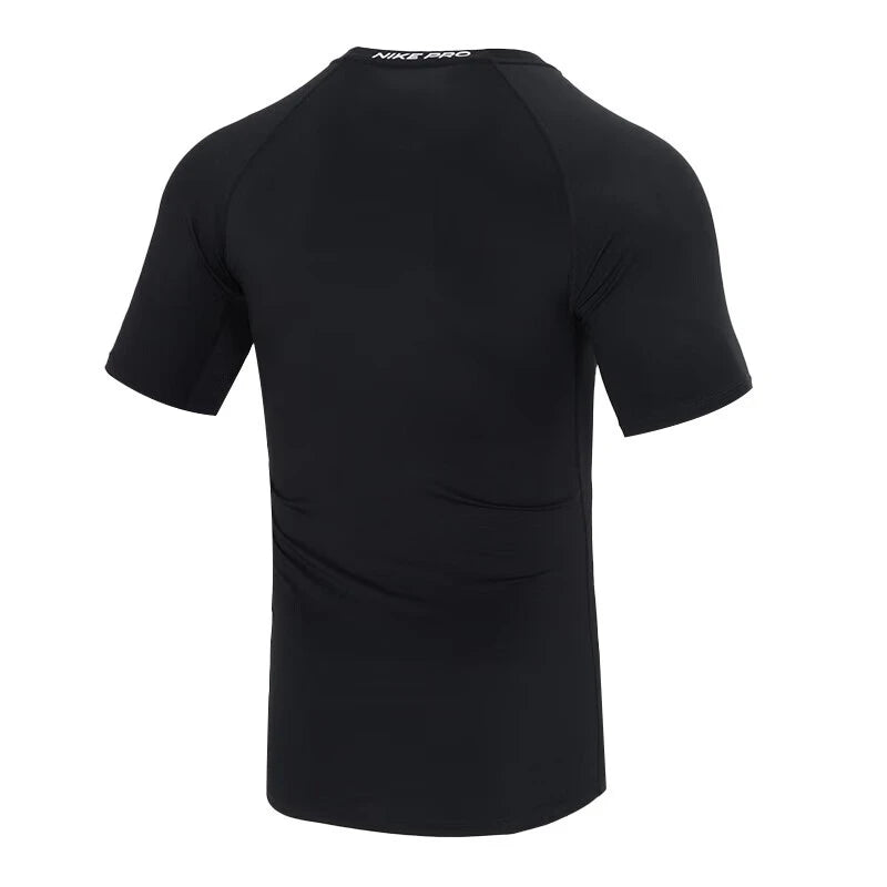 Original New Arrival NIKE M NP DF TIGHT TOP SS Men's T-shirts short sleeve Sportswear