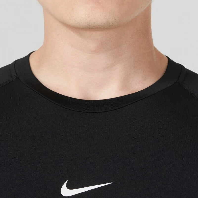 Original New Arrival NIKE M NP DF TIGHT TOP SS Men's T-shirts short sleeve Sportswear