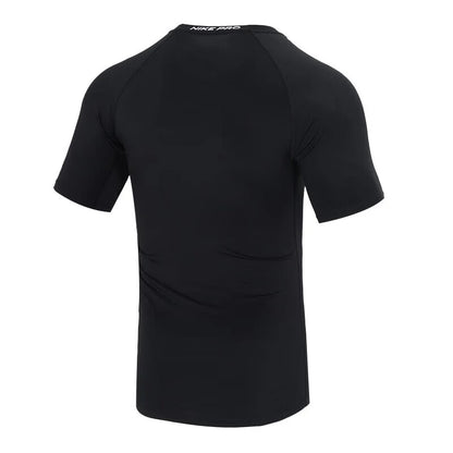 Original New Arrival NIKE M NP DF TIGHT TOP SS Men's T-shirts short sleeve Sportswear