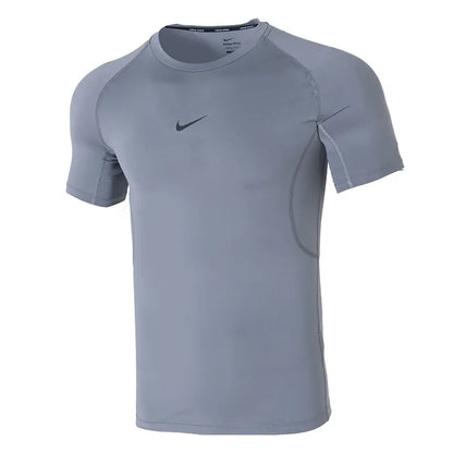 Original New Arrival NIKE M NP DF TIGHT TOP SS Men's T-shirts short sleeve Sportswear